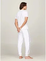 Pánské tričko UM0UM03196 YBR bílé - Tommy Hilfiger Pánské tričko UM0UM03196 YBR bílé - Tommy Hilfiger