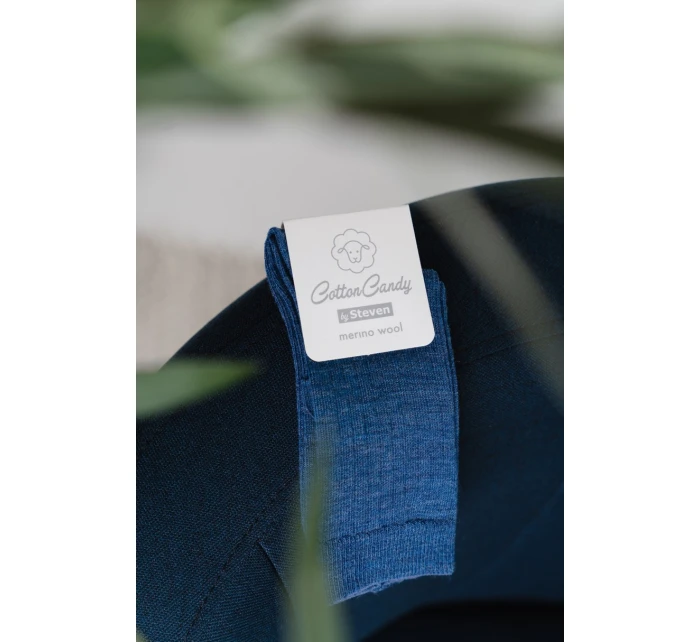 Dětské ponožky MERINO WOOL žebrované 130