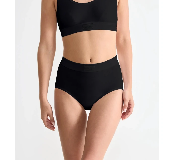 Dámské kalhotky Double Comfort T Maxi - BLACK - černé 0004 - SLOGGI Dámské kalhotky Double Comfort T Maxi - BLACK - černé 0004 - SLOGGI