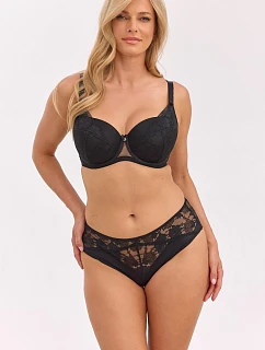 Kalhotky Gaia GFB 1359 Elodie, brazilský střih, černé, velikosti S–2XL