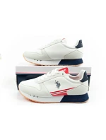 U.S. Polo Assn sportovní boty tenisky pánské módní pohodlné bílé