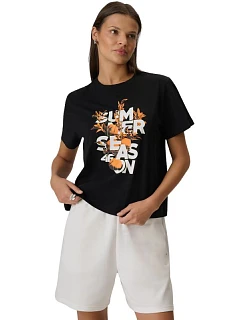 Dámské tričko  tmavě černé, WSS26TTSH 20S model 22280881 - 4F