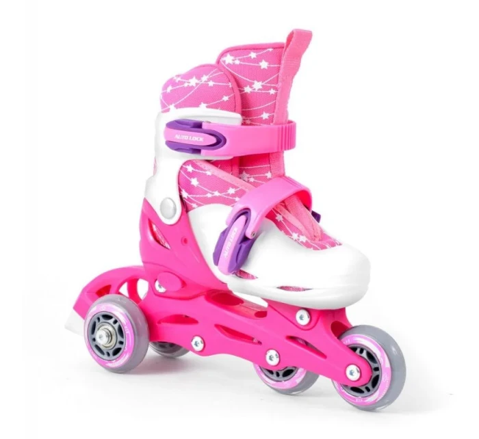 Sport Pink LED kolečkové brusle 2 v 1 model 21761702 - SMJ