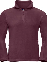 Russell Athletic 874M Fleecová mikina s 1/4 zipem 10.874M burgundy