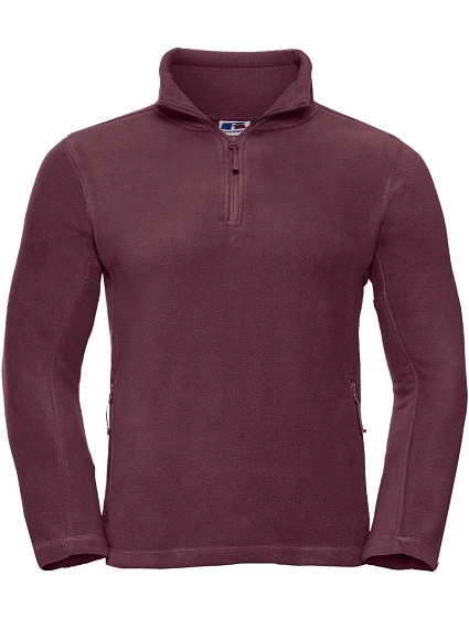 Russell Athletic 874M Fleecová mikina s 1/4 zipem 10.874M burgundy Russell Athletic 874M Fleecová mikina s 1/4 zipem 10.874M burgundy