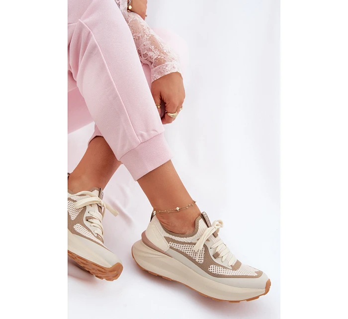 Dámské Sportovní Boty Big Star TT274571 HI-POLY SYSTEM Béžové Dámské Sportovní Boty Big Star TT274571 HI-POLY SYSTEM Béžové