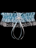 Podvazek PW-30 bílomodrá - Julimex