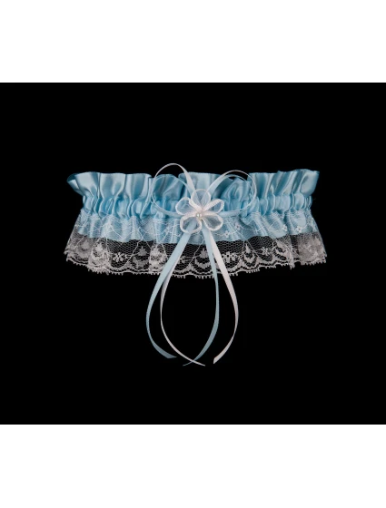 Podvazek PW-30 bílomodrá - Julimex Podvazek PW-30 bílomodrá - Julimex