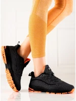 Pěkné šedo-stříbrné dámské  tenisky bez podpatku Pěkné šedo-stříbrné dámské  tenisky bez podpatku