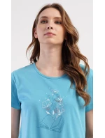 Dámské domácí šaty s krátkým rukávem Book