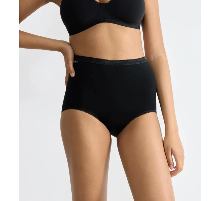 Dámské kalhotky Basic+ Maxi 3P - BLACK - černé 0004 - SLOGGI