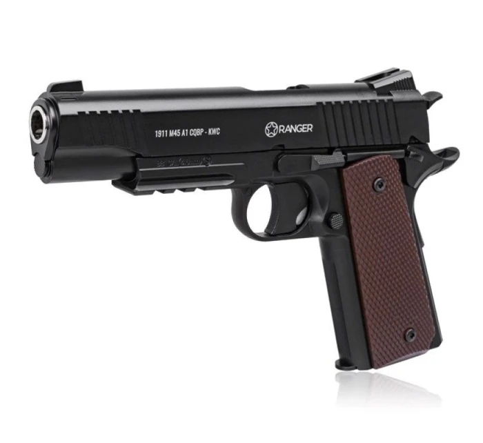 RANGER 1911 M45A1 CQBP větrovka k.4,5BBs 21 ran METAL SLIDE KWC RANGER 1911 M45A1 CQBP větrovka k.4,5BBs 21 ran METAL SLIDE KWC