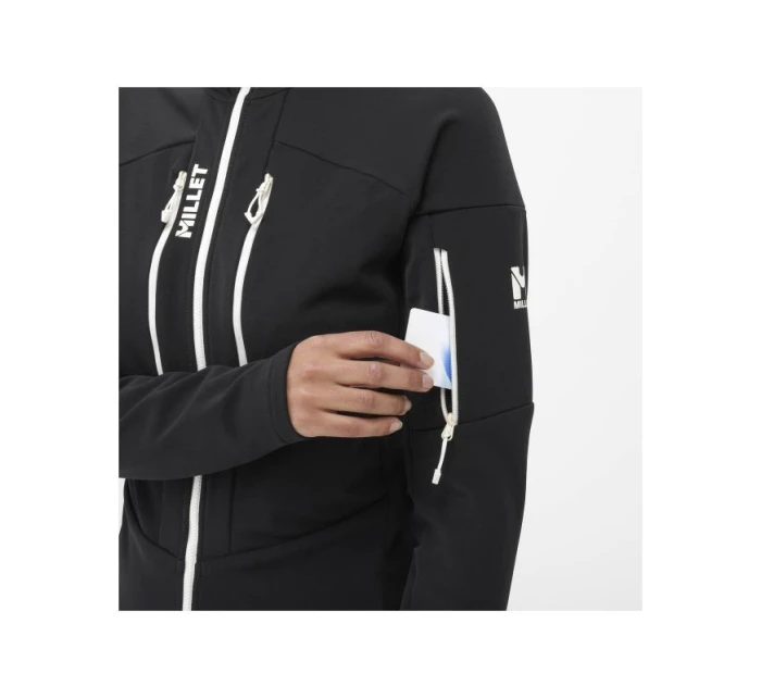 MILLET W Pierra Ment Mikina s kapucí Black