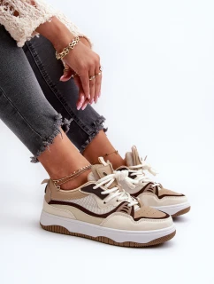 Dámské tenisky na platformě hnědé model 21656953 - Boto