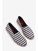 Pánské Espadrilky Z Textilu S Pásky Tmavě Modré Kerenz