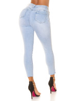 Sexy Musthave Základní džíny s vysokým pasem Push-Up
