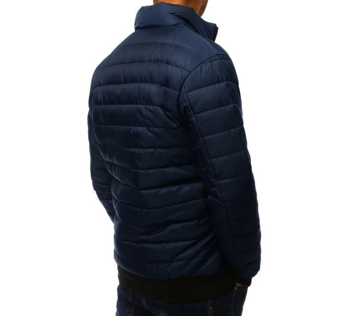 Pánská přechodná bunda prošívaná tmavě modrá TX2822