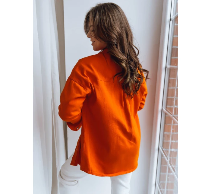 Dámská oranžová košilová bunda CALIFORNICATION FashionStreet TY3523