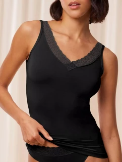 Dámské tílko Feel of Modal Tank Top - BLACK - černé 0004 - TRIUMPH