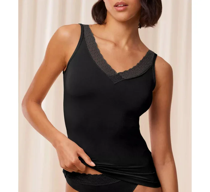 Feel of Modal Tank Top - BLACK - TRIUMPH BLACK - TRIUMPH