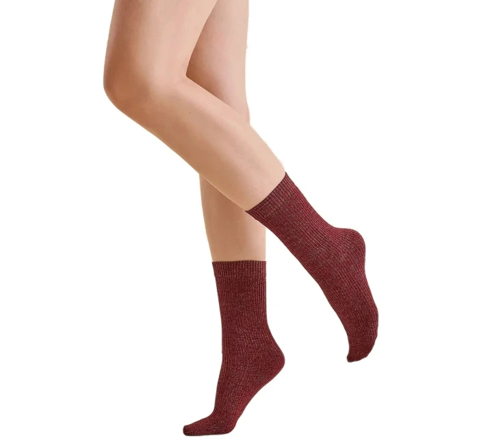 Dámské ponožky model 20772689 Nora wine - Gabriella