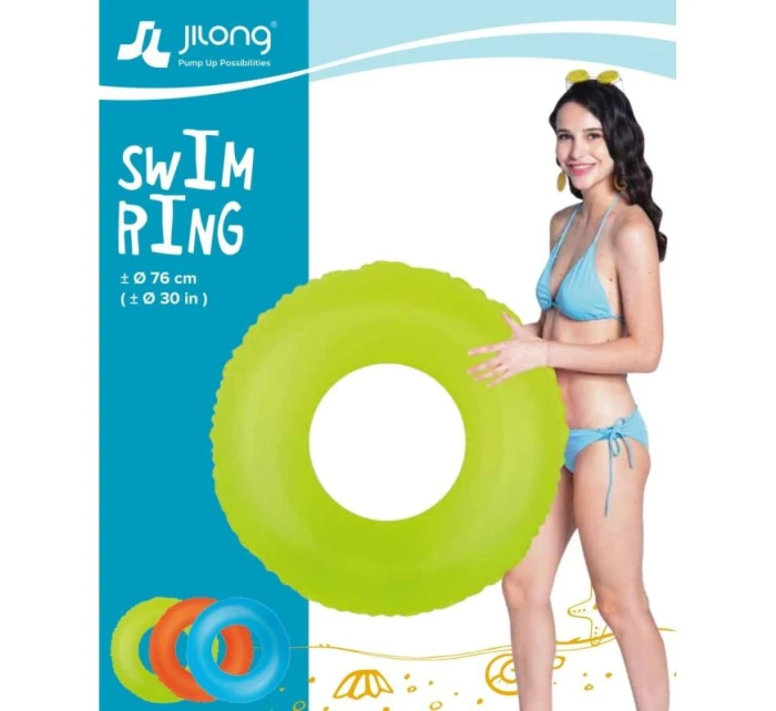 NEONOVÁ PLAVECKÁ OBRUČ 76CM 47213 ORANŽOVÁ