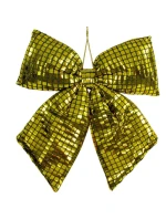 ZLATÝ DEKORATIVNÍ KOKODIL 39x50 cm MICA