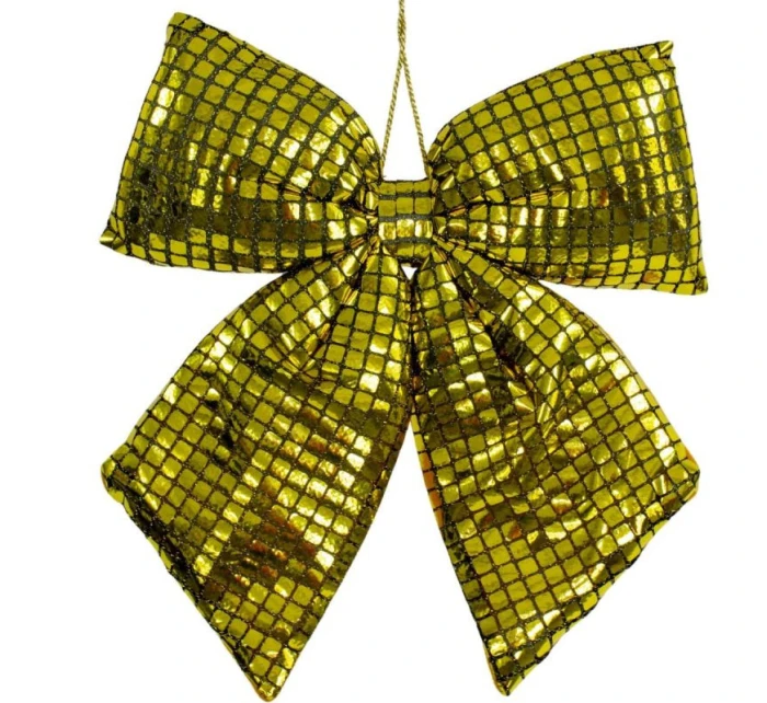 ZLATÝ DEKORATIVNÍ KOKODIL 39x50 cm MICA