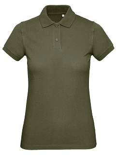 B&C Inspire Polo /women_° Dámské piqué polo z bio bavlny model 22483501 urban khaki