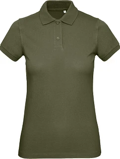 B&C Inspire Polo /women_° Dámské piqué polo z bio bavlny model 22483501 urban khaki