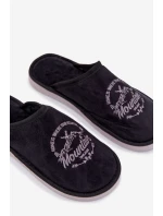 Pánské Černé Pantofle model 21793959 - Boto Pánské Černé Pantofle model 21793959 - Boto