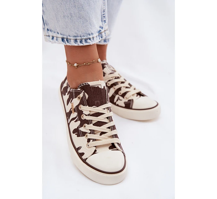 Dámské nízké tenisky Big Star model 22100966 s výšivkou - Big Star Shoes