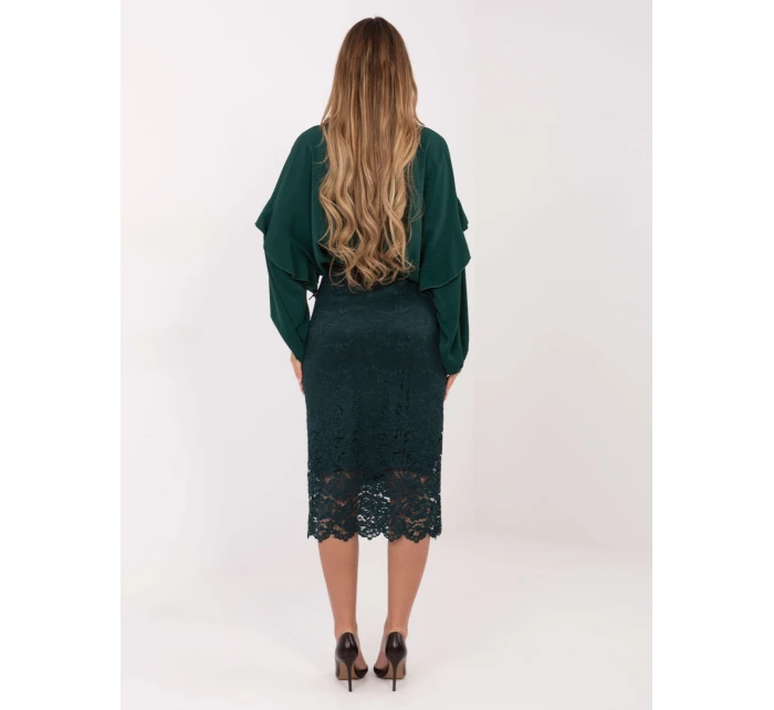 Spódnica IT SD model 21782309 ciemny zielony - FPrice Spódnica IT SD model 21782309 ciemny zielony - FPrice