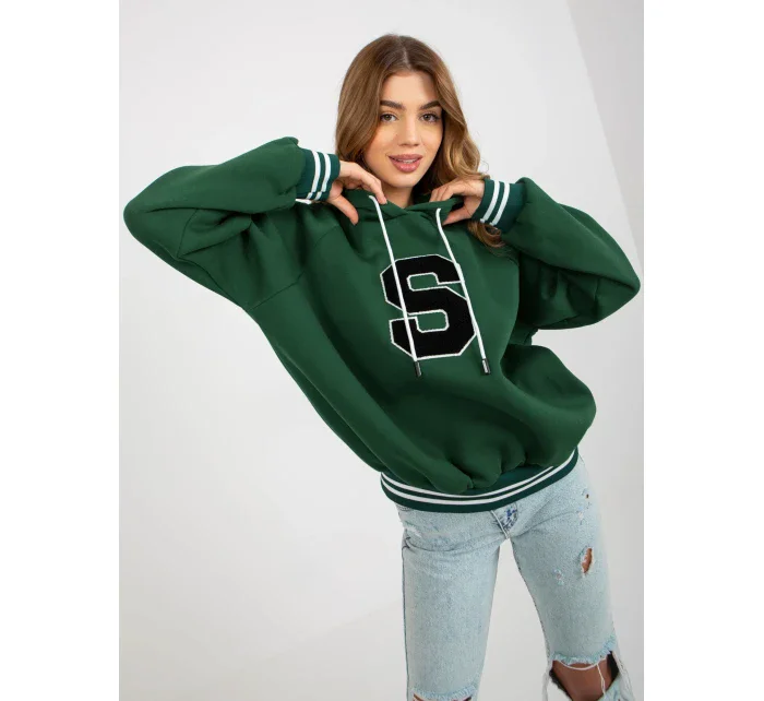 Mikina RV BL 8372.04P tmavě zelená