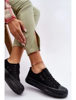 Nízké šněrovací tenisky Big Star LL274967 Černé Nízké šněrovací tenisky Big Star LL274967 Černé