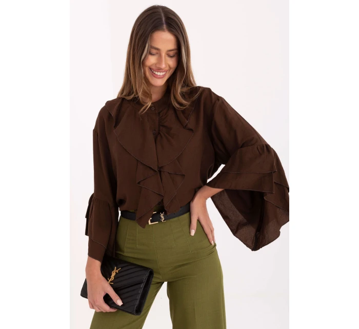 Košile s dlouhým rukávem  model 220228 Rue Paris