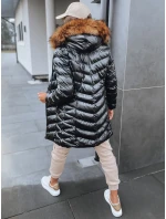 Dámská prošívaná bunda JASMIN černá FashionStreet TY2945 Dámská prošívaná bunda JASMIN černá FashionStreet TY2945