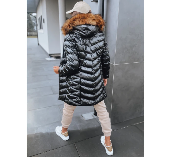 Dámská prošívaná bunda JASMIN černá FashionStreet TY2945 Dámská prošívaná bunda JASMIN černá FashionStreet TY2945