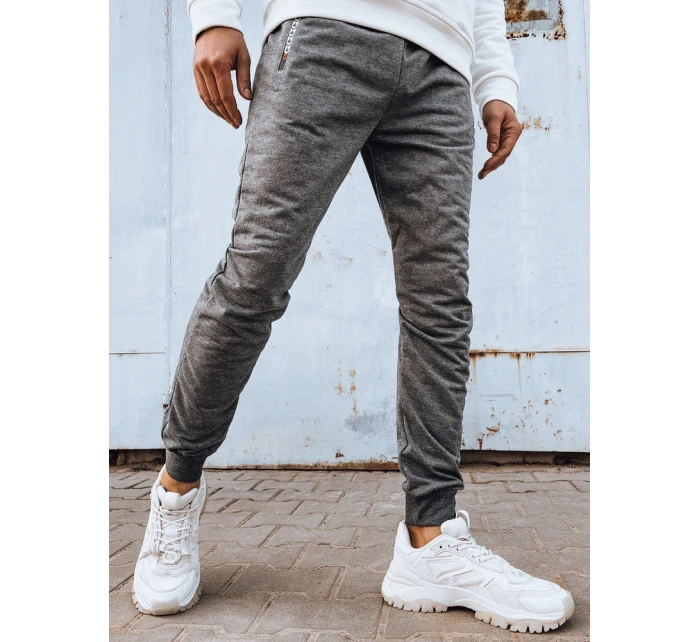 Pánské světle šedé teplákové kalhoty Dstreet model 21975788 - FashionStreet