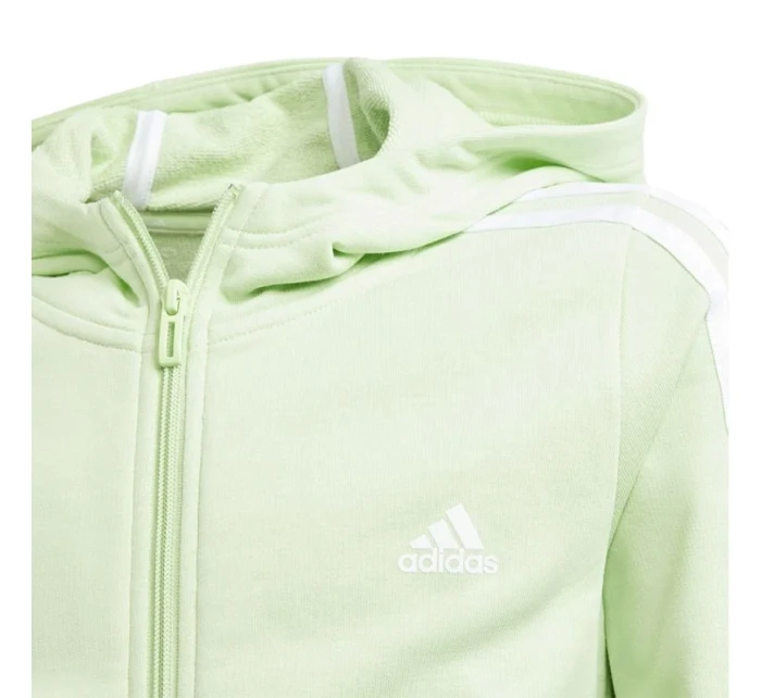 Adidas 3 Stripes celorozepínací mikina s kapucí Jr IS2632 Adidas 3 Stripes celorozepínací mikina s kapucí Jr IS2632