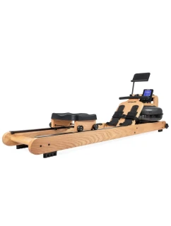 VIRTUFIT ELITE DŘEVĚNÝ VESLOVACÍ TRENAŽÉR S VODNÍM ODPOREM - DŘEVO/DUB