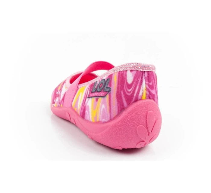 Leomil dětské boty baleríny papuče kapradiny pro dívky LOL