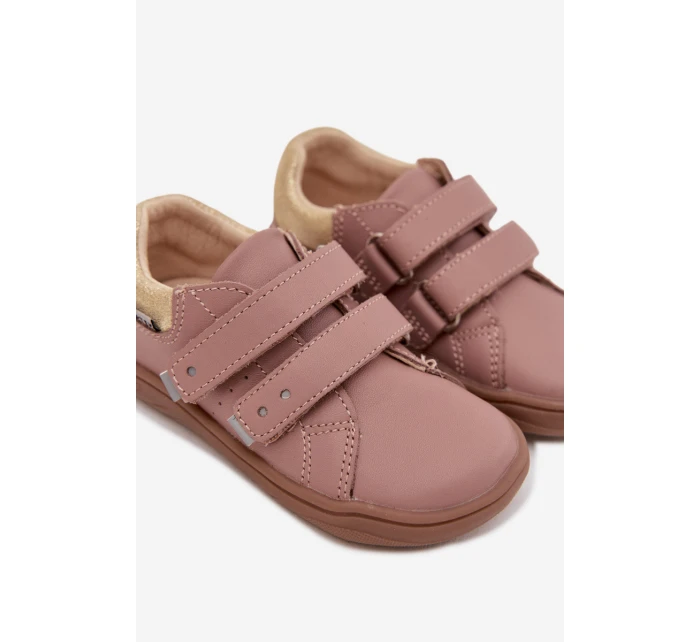 Dětské kožené polobotky Barefoot Růžové model 22031682 - Bartek S.A. Dětské kožené polobotky Barefoot Růžové model 22031682 - Bartek S.A.