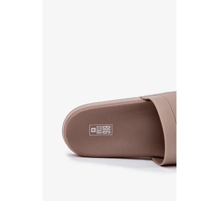 Pánské pantofle Big Star – béžové