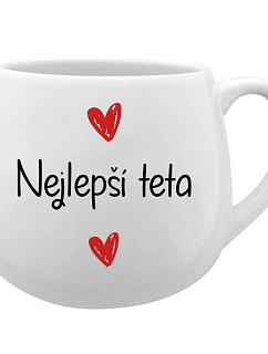 bílý keramický hrníček 300 ml model 22025175 - Giftela