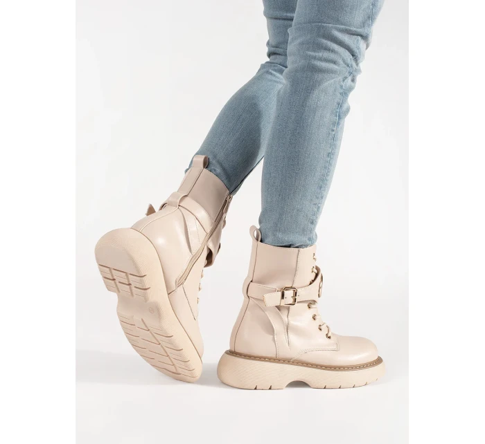Módní kotníčkové boty dámské platforma Módní kotníčkové boty dámské platforma