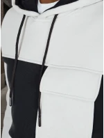 Pánská šedá mikina s kapucí Dstreet model 21986056 - FashionStreet Pánská šedá mikina s kapucí Dstreet model 21986056 - FashionStreet