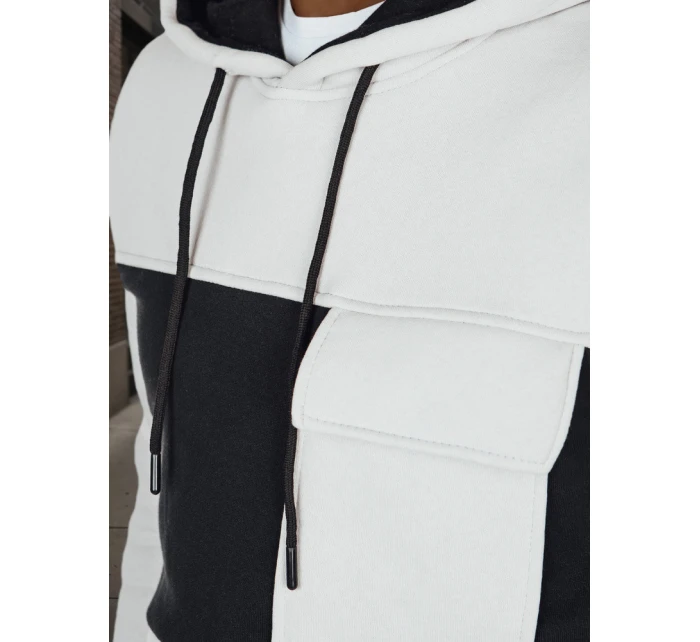 Pánská šedá mikina s kapucí Dstreet model 21986056 - FashionStreet Pánská šedá mikina s kapucí Dstreet model 21986056 - FashionStreet