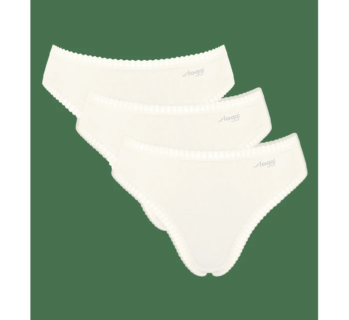 sloggi GO Crush High leg C3P - WHITE - SLOGGI WHITE - SLOGGI sloggi GO Crush High leg C3P - WHITE - SLOGGI WHITE - SLOGGI