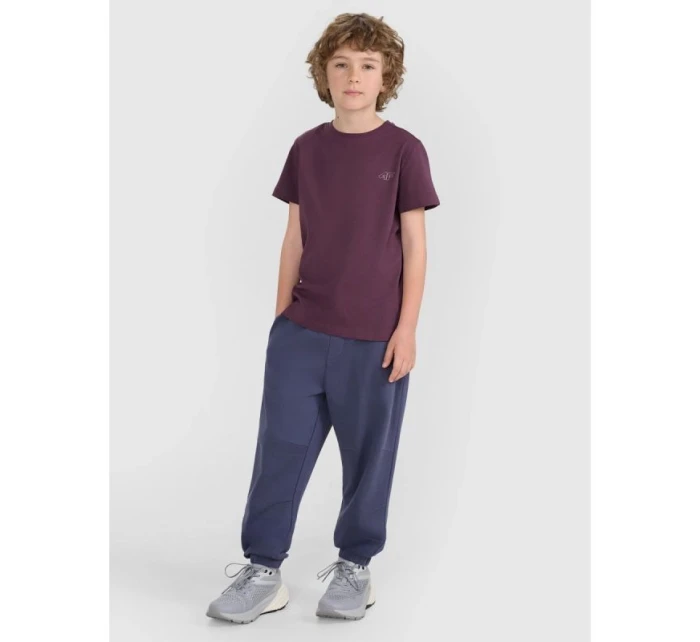 Dětské hladké tričko (SADA 2) 4F 4FJRAW25TTSHU3157-92S